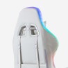 Chaise de jeu blanc fauteuil de massage ergonomique inclinable à LED Pixy Plus Caractéristiques