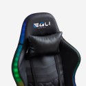 Chaise gaming massante ergonomique inclinable LED RGB The Horde Plus Dimensions