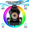 Chaise gaming massante ergonomique inclinable LED RGB The Horde Plus 