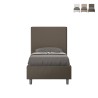 Lit simple avec rangement 80x190 tête de lit chambre enfant moderne Focus S Prix