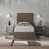 Lit simple avec rangement 80x190 tête de lit chambre enfant moderne Focus S Achat