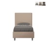 Lit simple avec rangement 100x200 chambre moderne Focus S2 Prix