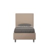 Lit simple avec rangement 100x200 chambre moderne Focus S2 