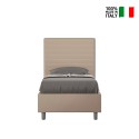Lit simple avec rangement 100x200 chambre moderne Focus S2 