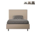 Lit une place et demie avec coffre 120x190 similicuir Focus P Prix