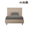 Lit une place et demie avec coffre 120x190 similicuir Focus P Prix