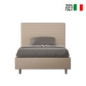Lit une place et demie avec coffre 120x190 similicuir Focus P 