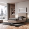 Lit une place et demie avec coffre 120x190 similicuir Focus P 