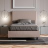 Lit une place et demie avec coffre 120x190 similicuir Focus P Achat