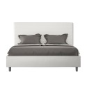 Lit double avec coffre 160x190 simili cuir design moderne Focus M Remises