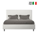 Lit double avec coffre 160x200 simili cuir moderne Focus M1 Modèle