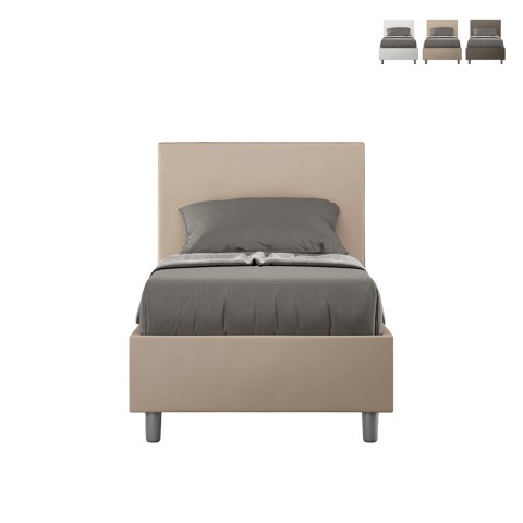 Lit simple avec rangement 80x190 lattes moderne chambre enfants Adele S Promotion