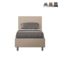 Lit simple avec rangement 80x190 lattes moderne chambre enfants Adele S Promotion