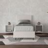 Lit simple avec rangement 80x190 lattes moderne chambre enfants Adele S Choix