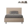Lit coffre une place et demie 120x190 similicuir Adele P Prix