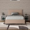 Lit coffre une place et demie 120x190 similicuir Adele P Achat