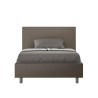 Lit une place et demie avec rangement 120x200 similicuir Adele P1 Remises
