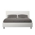 Lit coffre 160x200 système de levage sommier simili cuir moderne Adele M1 Caractéristiques