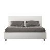 Lit coffre 160x200 système de levage sommier simili cuir moderne Adele M1 Caractéristiques