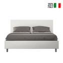 Lit coffre 160x200 système de levage sommier simili cuir moderne Adele M1 Modèle