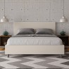 Lit coffre 160x200 système de levage sommier simili cuir moderne Adele M1 Choix