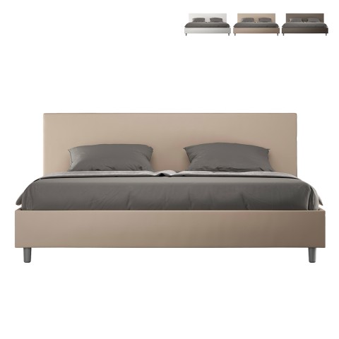 Lit king size avec rangement 180x200 moderne Adele K Promotion