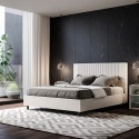 Lit coffre 160x190 simili cuir moderne Goya M Réductions
