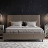 Lit double 160x200 avec rangement simili-cuir moderne Goya M1 Choix