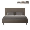 Lit double 160x200 avec rangement simili-cuir moderne Goya M1 Catalogue