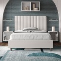 Lit double avec rangement 140x200 moderne Agueda F Choix