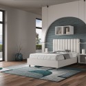Lit double avec rangement 140x200 moderne Agueda F Dimensions