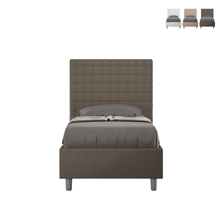 Lit simple avec rangement 90x200 chambre enfants design Sunny S1 Catalogue