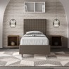 Lit simple avec rangement 90x200 chambre enfants design Sunny S1 Choix