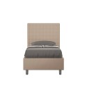 Lit simple avec rangement 100x200 sommier chambre Sunny S2 