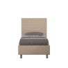 Lit simple avec rangement 100x200 sommier chambre Sunny S2 