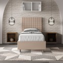 Lit simple avec rangement 100x200 sommier chambre Sunny S2 Achat