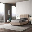 Lit une place et demie 120x190 avec rangement design Sunny P Dimensions