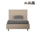 Lit une place et demie 120x200 design français avec coffre Sunny P1 Promotion