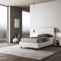 Lit double français 140x200 avec rangement design moderne Sunny F Réductions