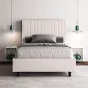Lit double français 140x200 avec rangement design moderne Sunny F Vente