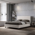 Lit coffre 160x190 double sommier design moderne Sunny M Dimensions