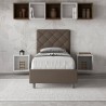 Lit simple rembourré avec rangement 90x200 chambre enfants Priya S1 Choix